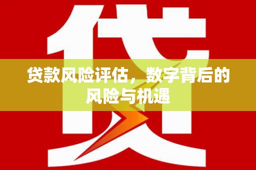 中国台湾贷款风险评估，数字背后的风险与机遇